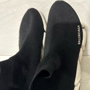 Balenciaga Black Knit Sneakers